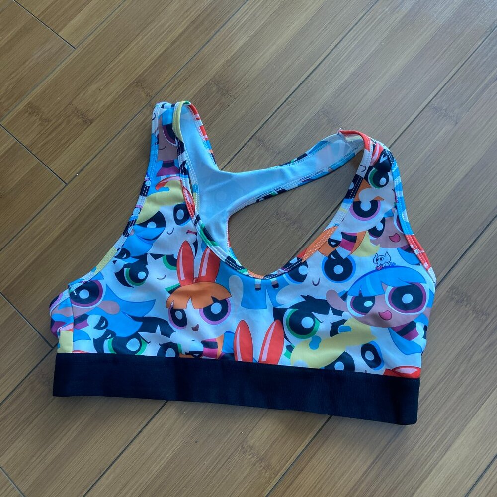 Cartoon Network PPG Powerpuff Girls Sports bra - Girl's Large